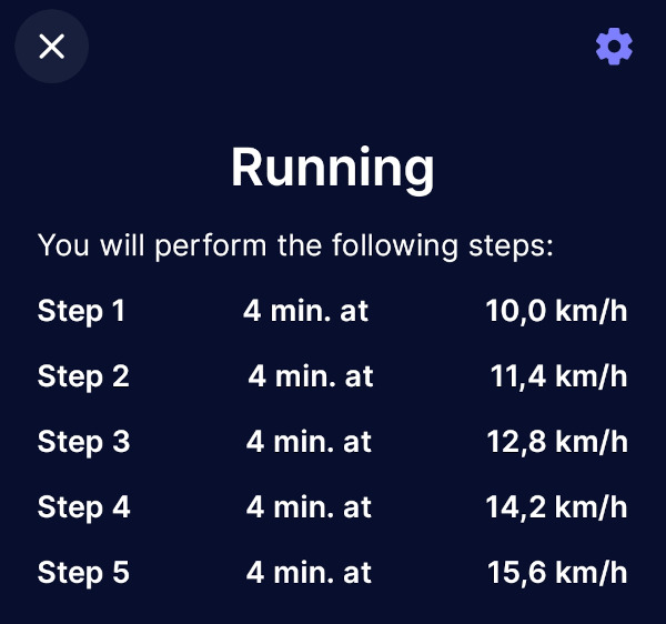 Beepinsights step laktattest lopning
