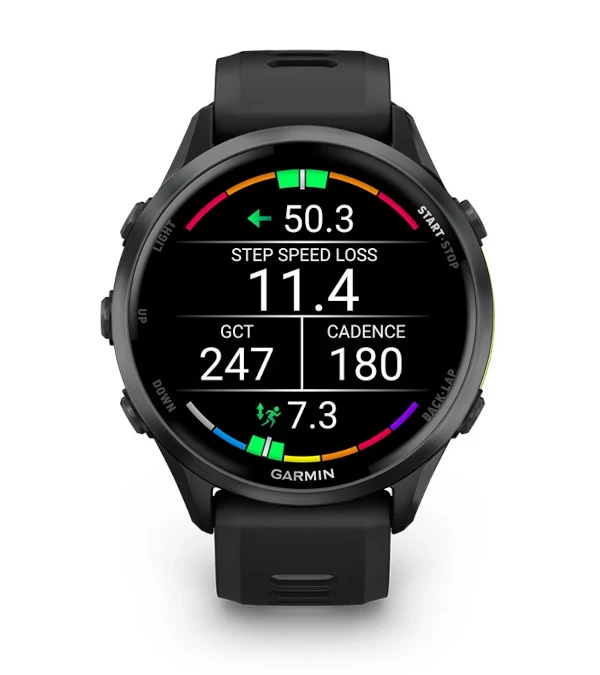 Garmin step speed loss