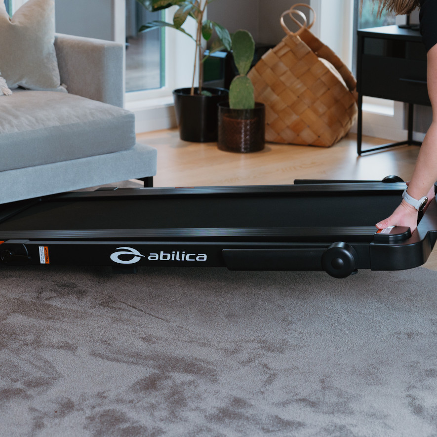 Abilica Walkpad 20 får lätt plats under en säng
