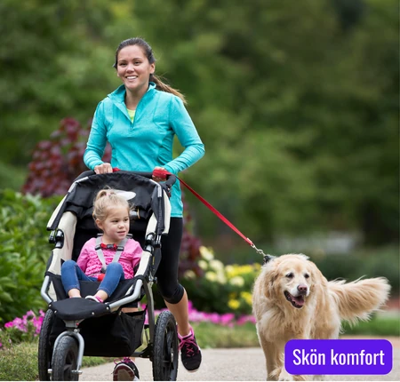 Tips: se till att barnet har skön komfort på löpturen